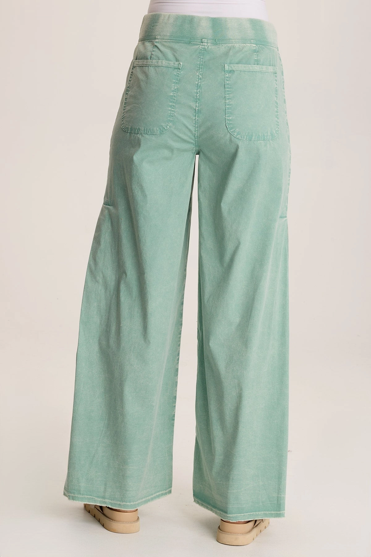 Coline Poplin Wide Leg Pant Ready For Action