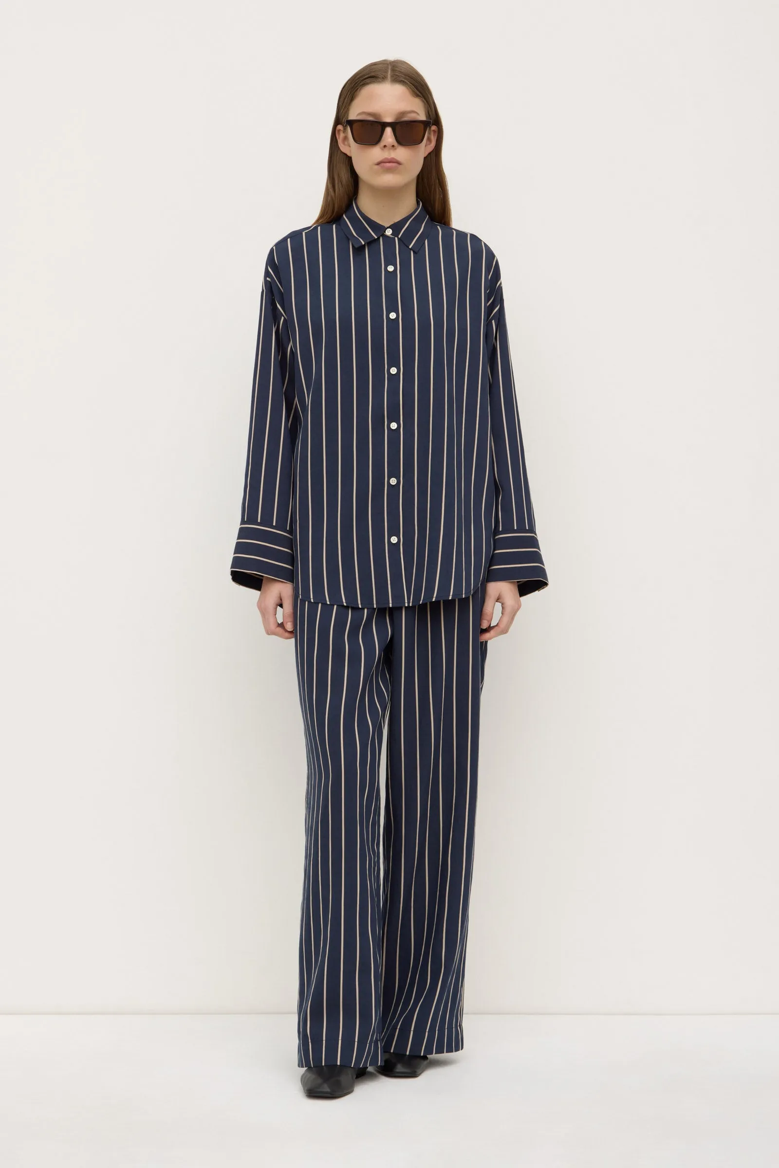 V-Neck Colleen Stripe Shirt