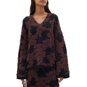 Eco Friendly Knitwear Jianal Pullover In Brown