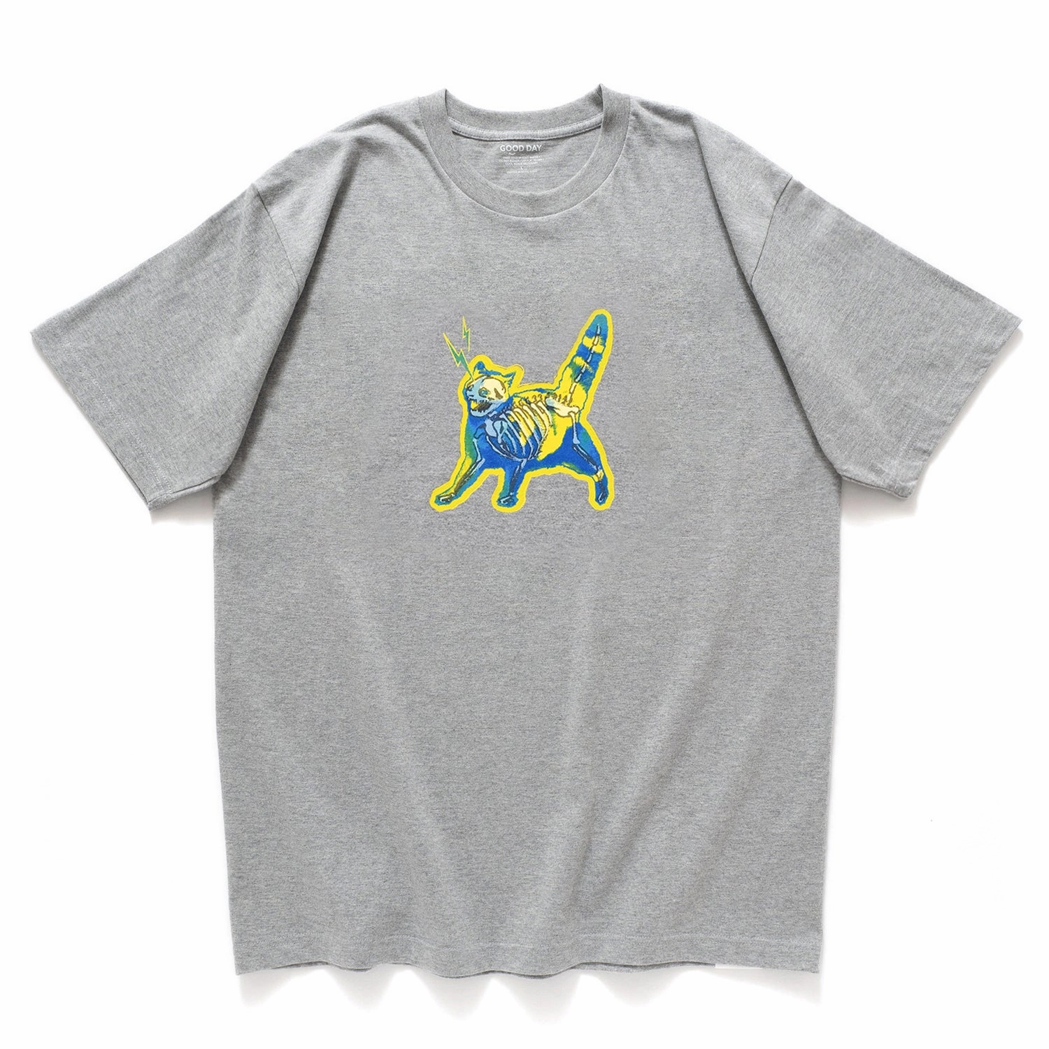 (ZT1161) CAT! SHOCK! Graphic Tee Cozy Layer