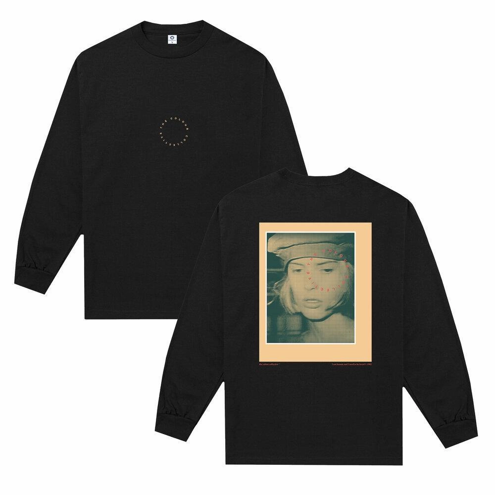 Colour Collective 'How Soon?' Longsleeve Tee - Black Eco Friendly Material
