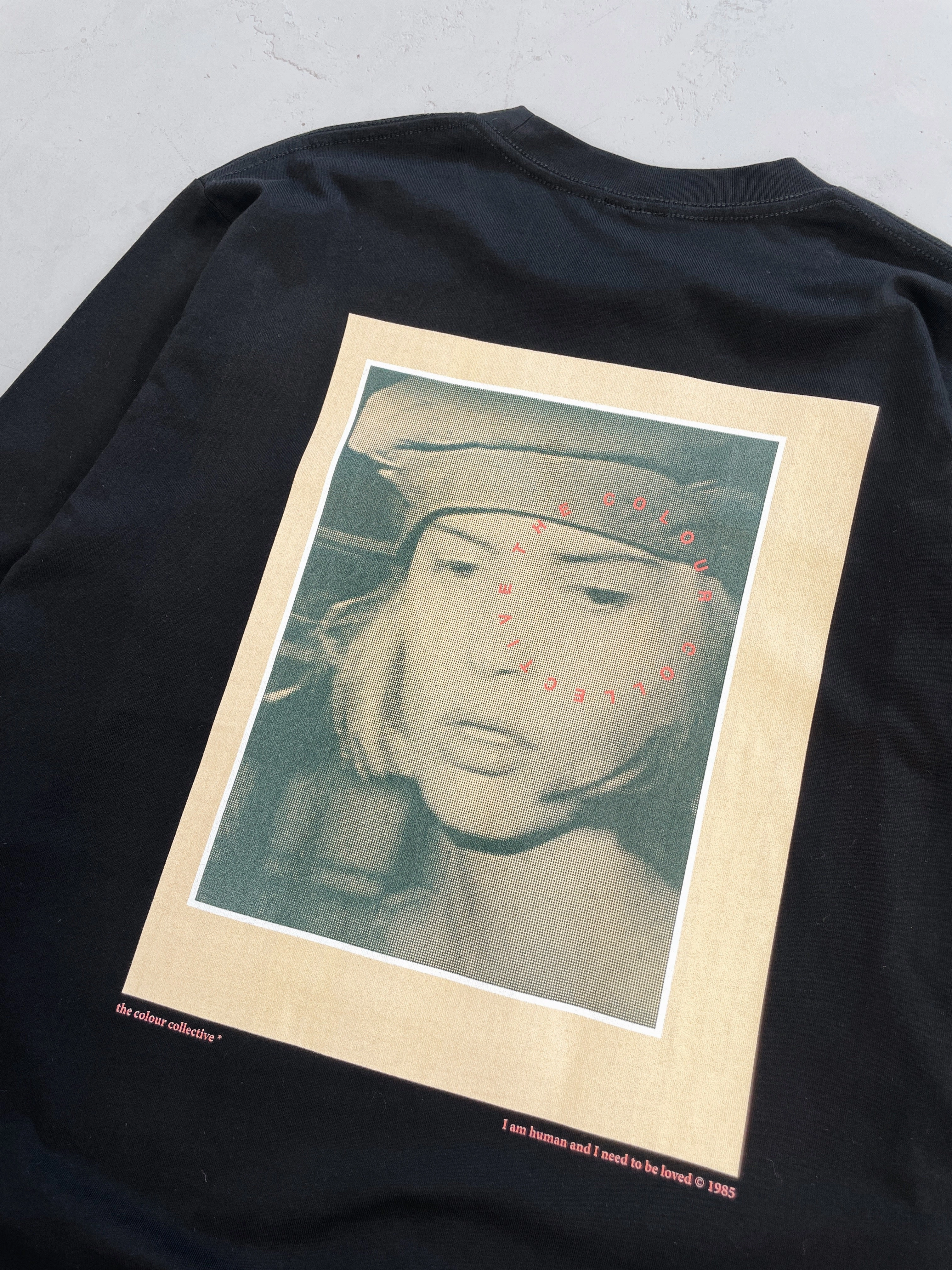 Colour Collective 'How Soon?' Longsleeve Tee - Black AntiStaticFinish Flattering Cut
