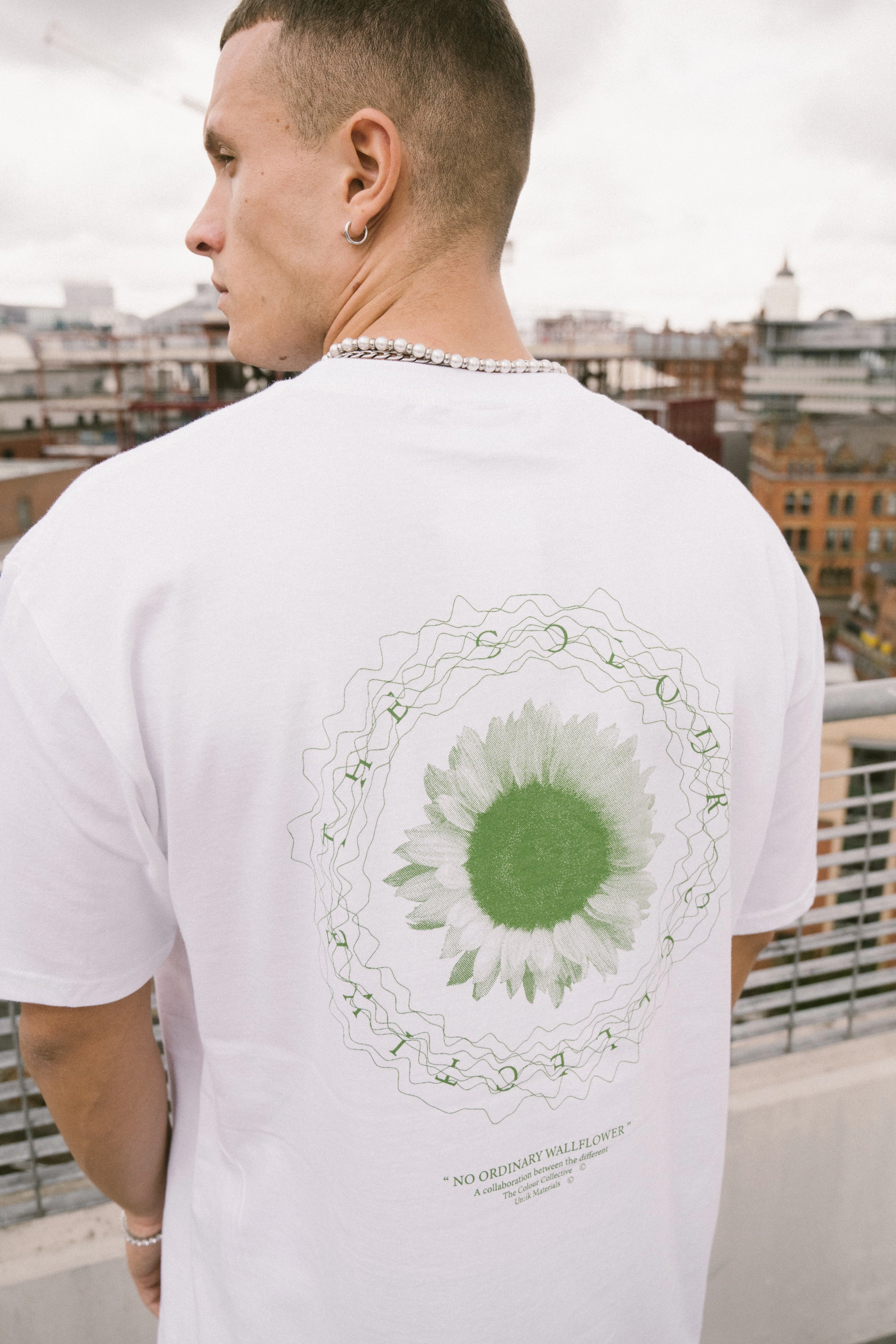 Premium Comfort Colour Collective 'Original Wallflower' Tee - White