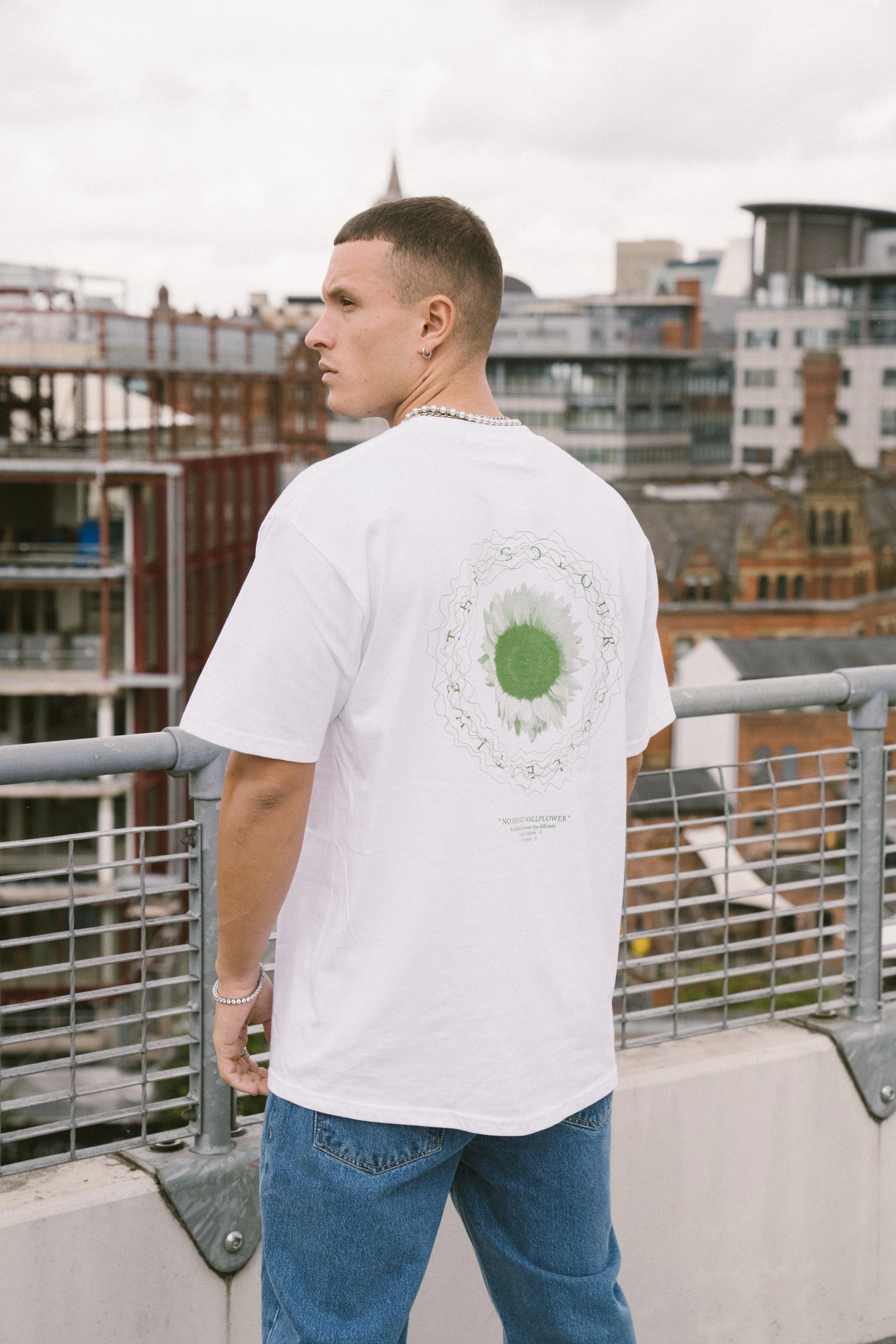 Colour Collective 'Original Wallflower' Tee - White Bohemian style