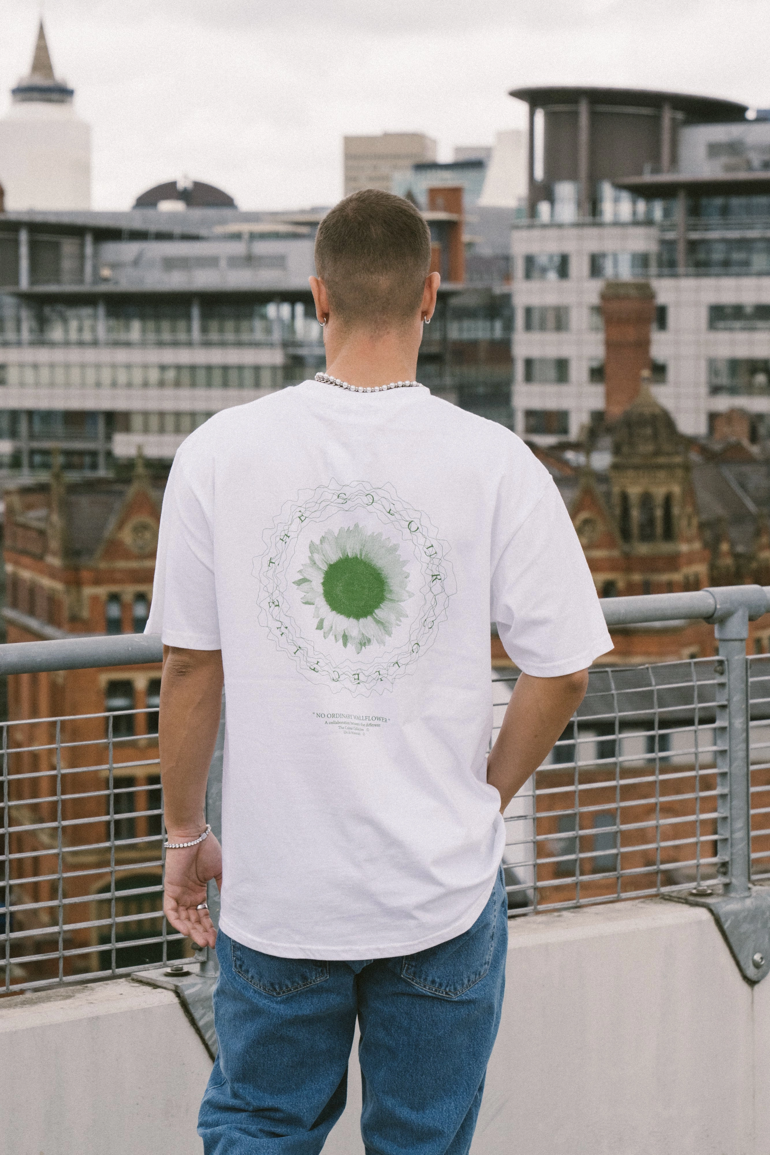 Colour Collective 'Original Wallflower' Tee - White Simple Fit