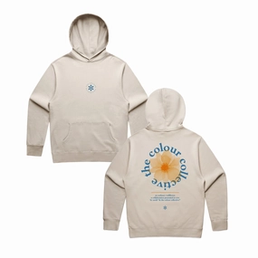 Street Scene Colour Collective 'Wallflower' Hoodie - Bone