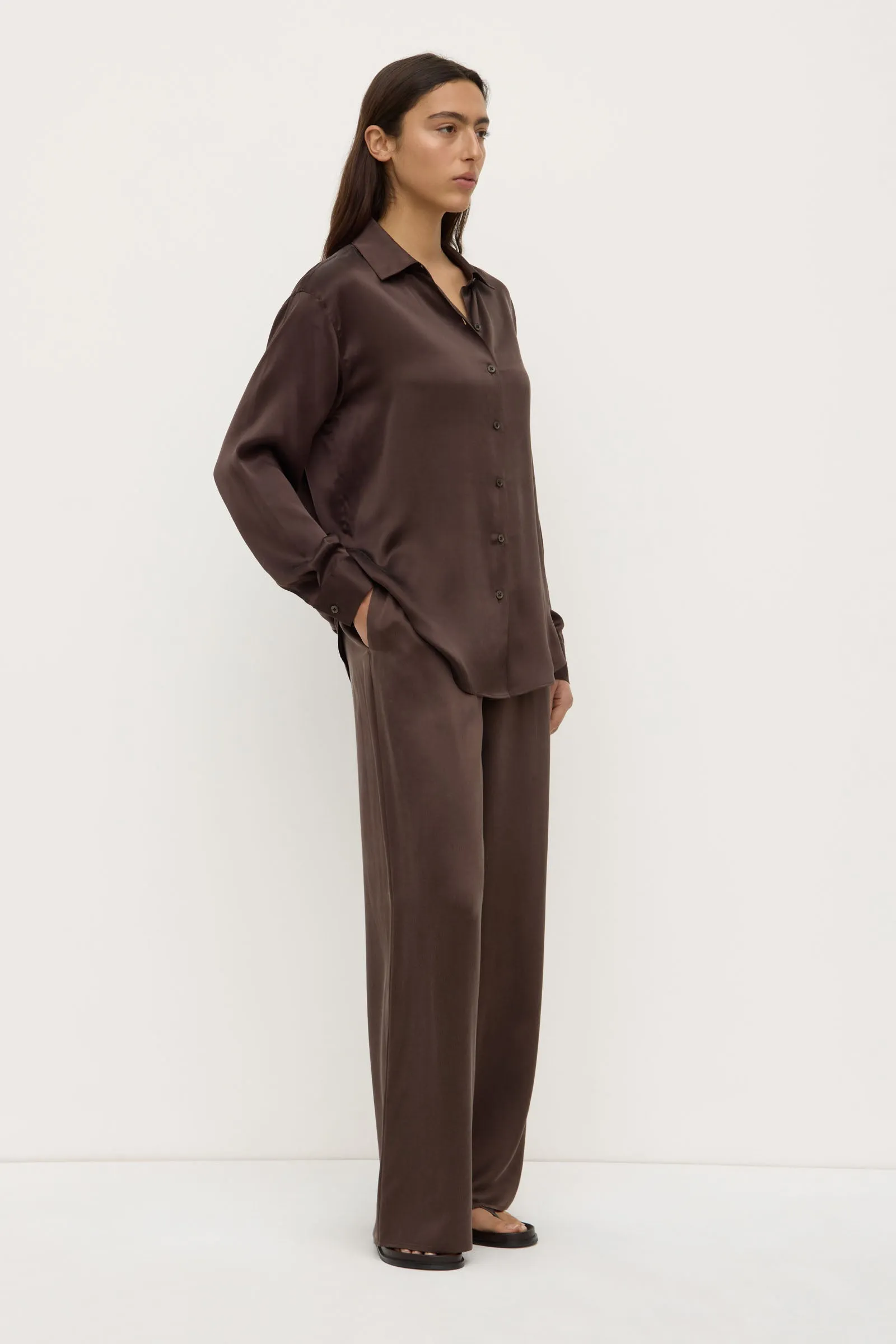 Pippa Silk Shirt Snug feel