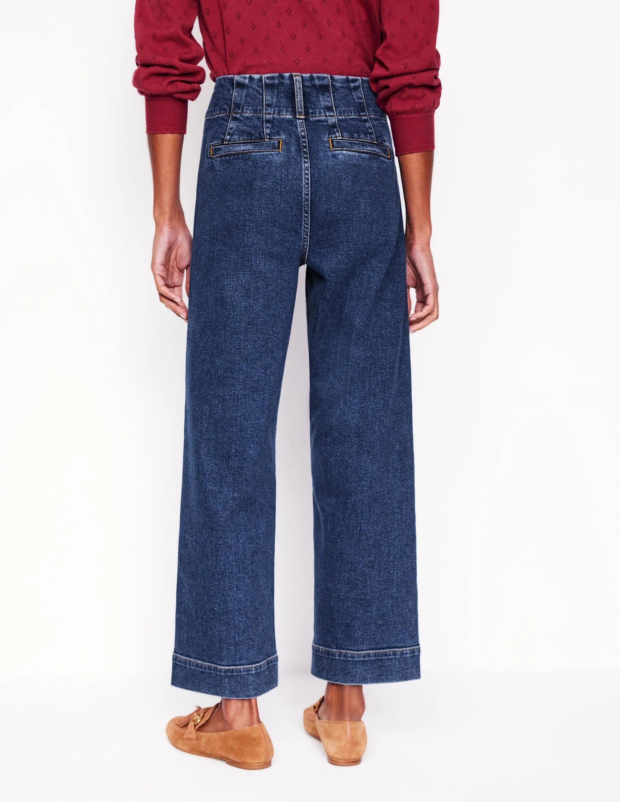 Primrose Patch Pocket Jeans-Mid Vintage Non Tapered Leg
