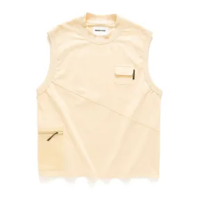 (VT1372) Multi Pockets Vest Texture