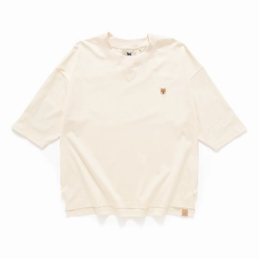 (TP1329) Elbow Switch Color Tee Fashionable Look