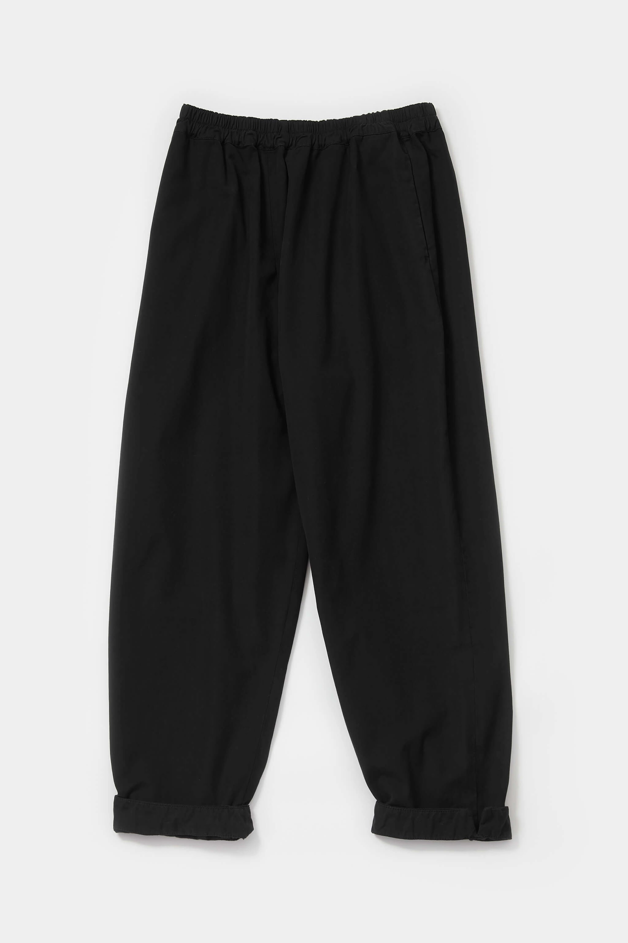 Packable Fit Flattering Fit THE GYMNAST TROUSER / FINE CANVAS FLINT