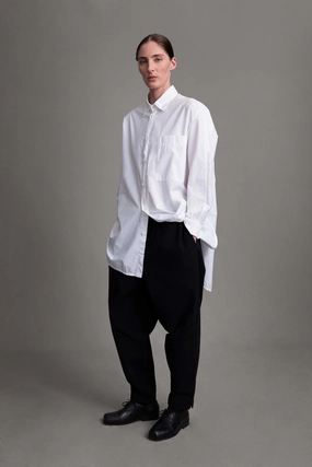 snag resistant THE GYMNAST TROUSER / FINE CANVAS FLINT