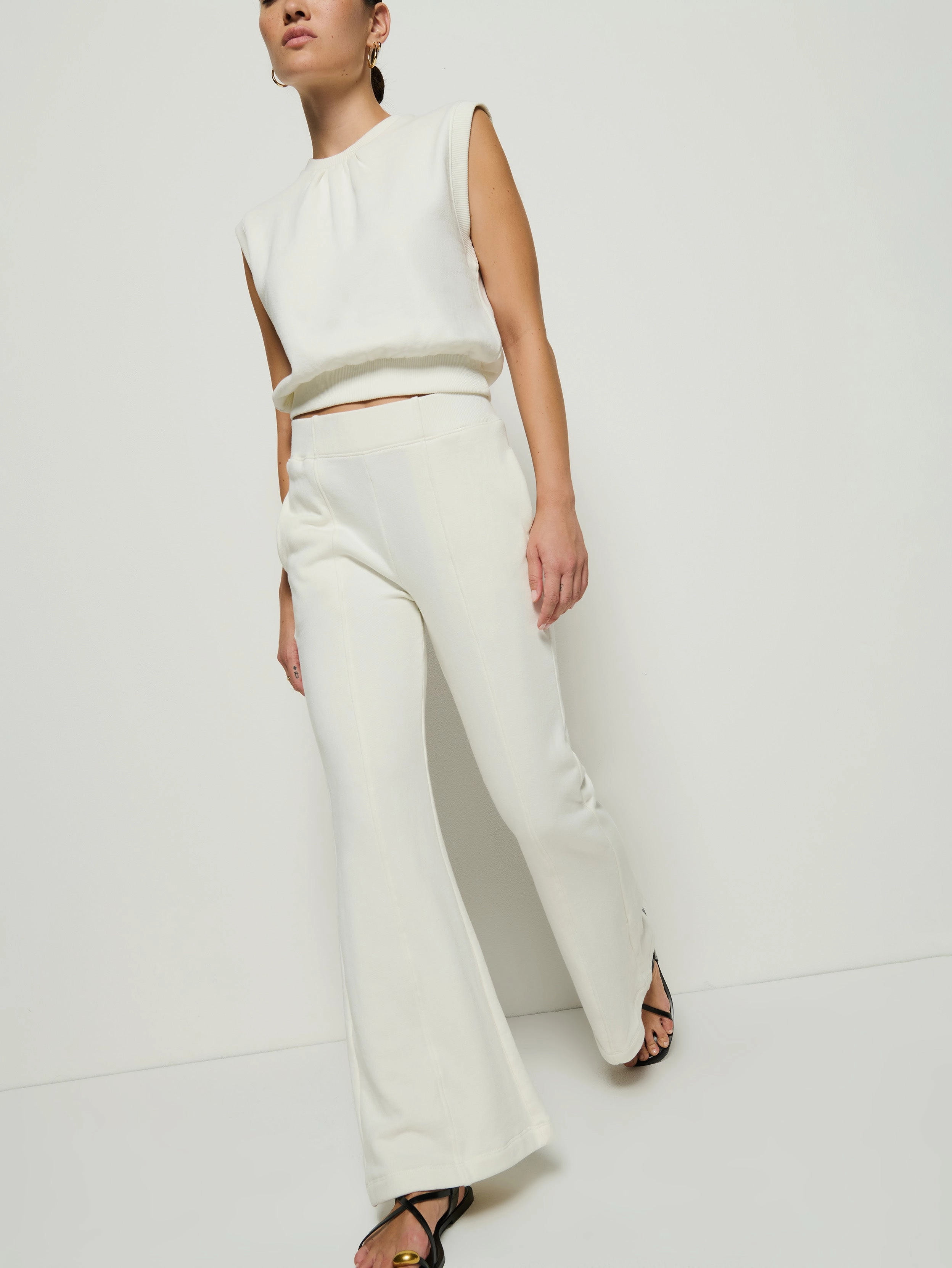 Neutral Look High Density Weave Reece Kick Flare
