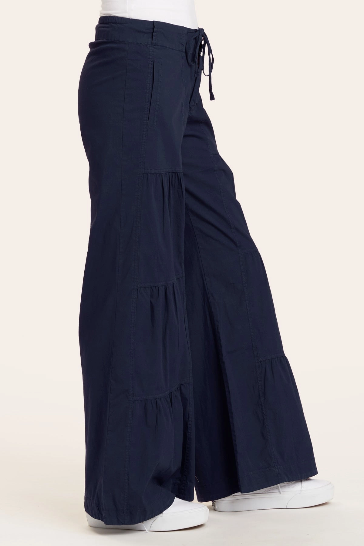 Terraced Wide Leg Pant Training Wear