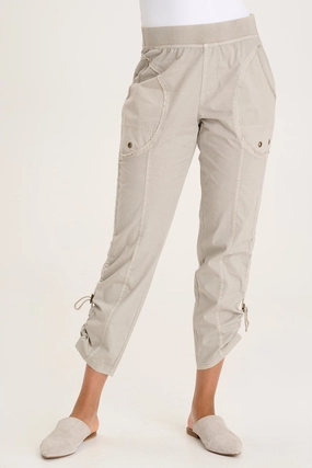 Otish Slim Poplin Crop Fashion Comfort Wear