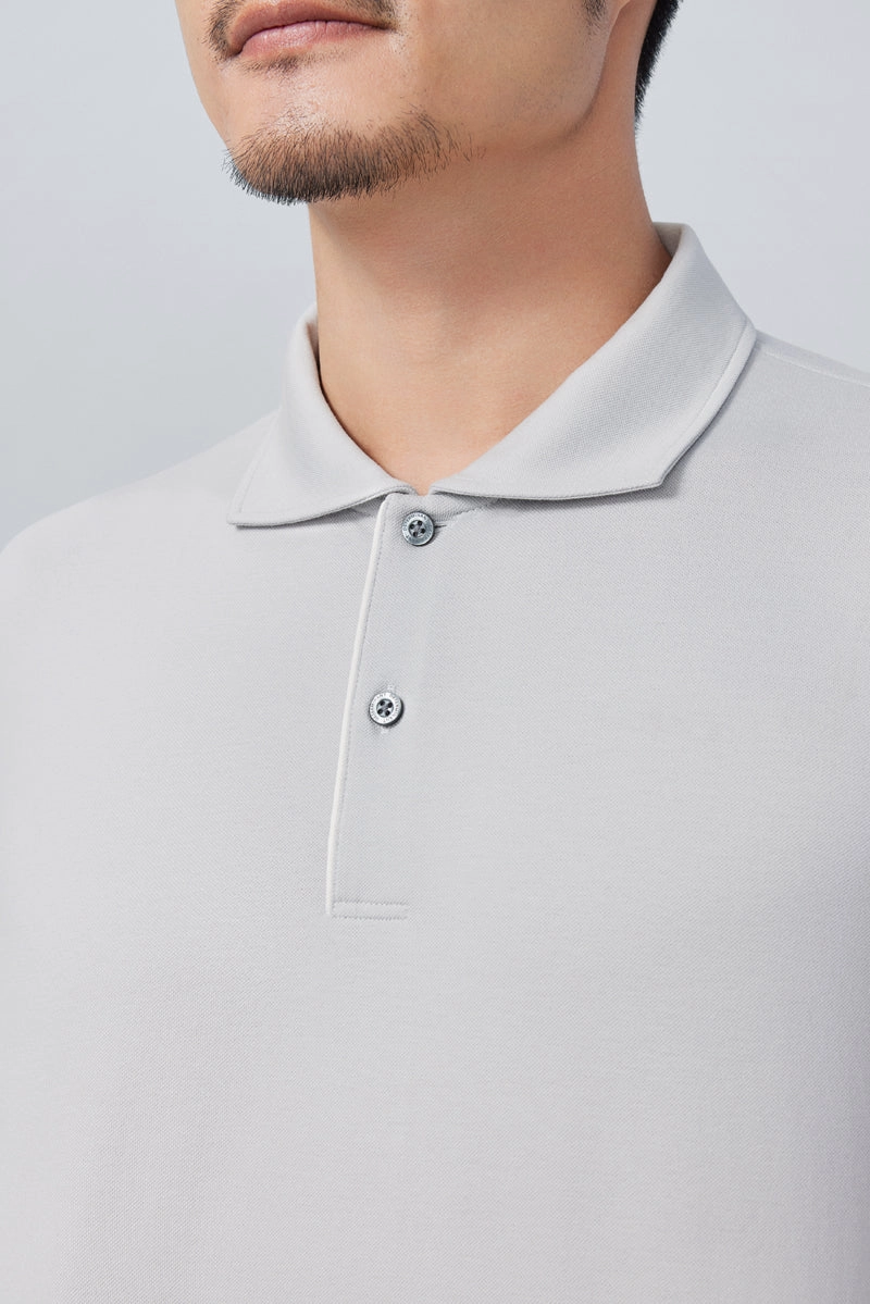 InstantCool Pique Polo | Grey GYE128 Cozy Top HighDurability Yarn