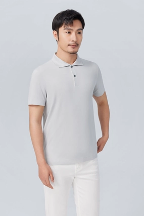 InstantCool Pique Polo | Grey GYE128 Breathable Stretch Classic Comfort