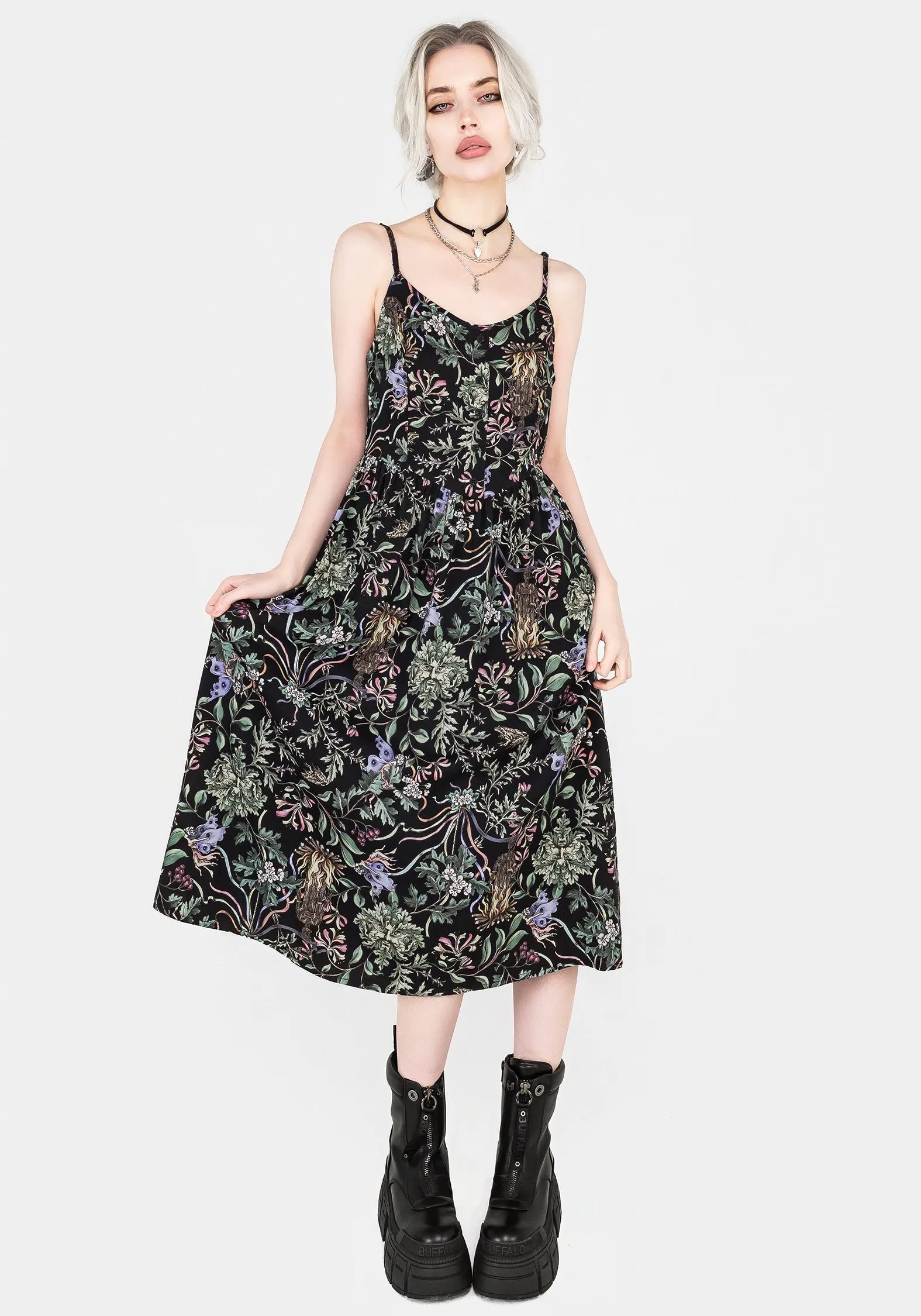 Beltane Cami Midi Dress Harmonious Layers