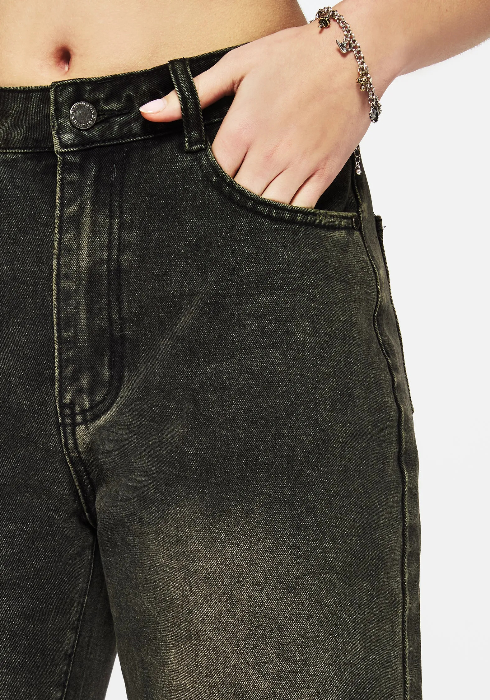 Anthea Wide Leg Washed Denim Jeans Cozy And Stylish