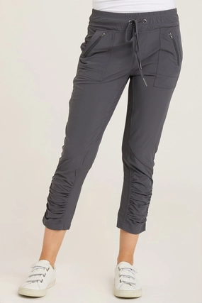 Budget Friendly Camping Gear Trendy Fit Aksana Whisper Stretch Ruched Active Slim Pant
