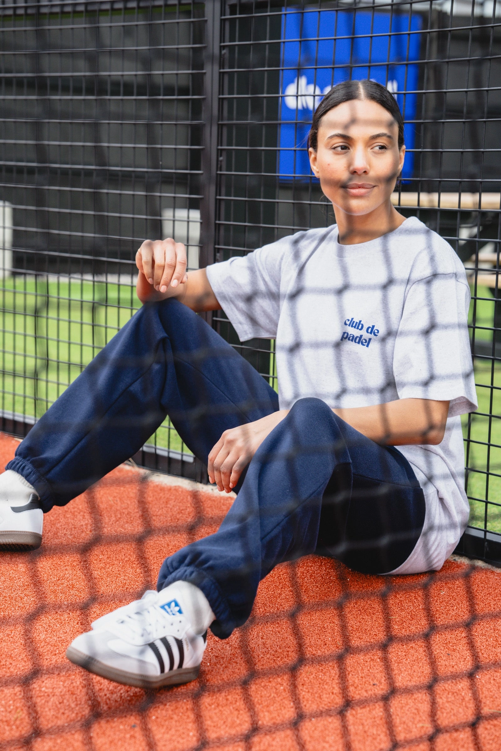Club de Padel Logo Tee - Ash Casual Day Wear Effortless Wearable