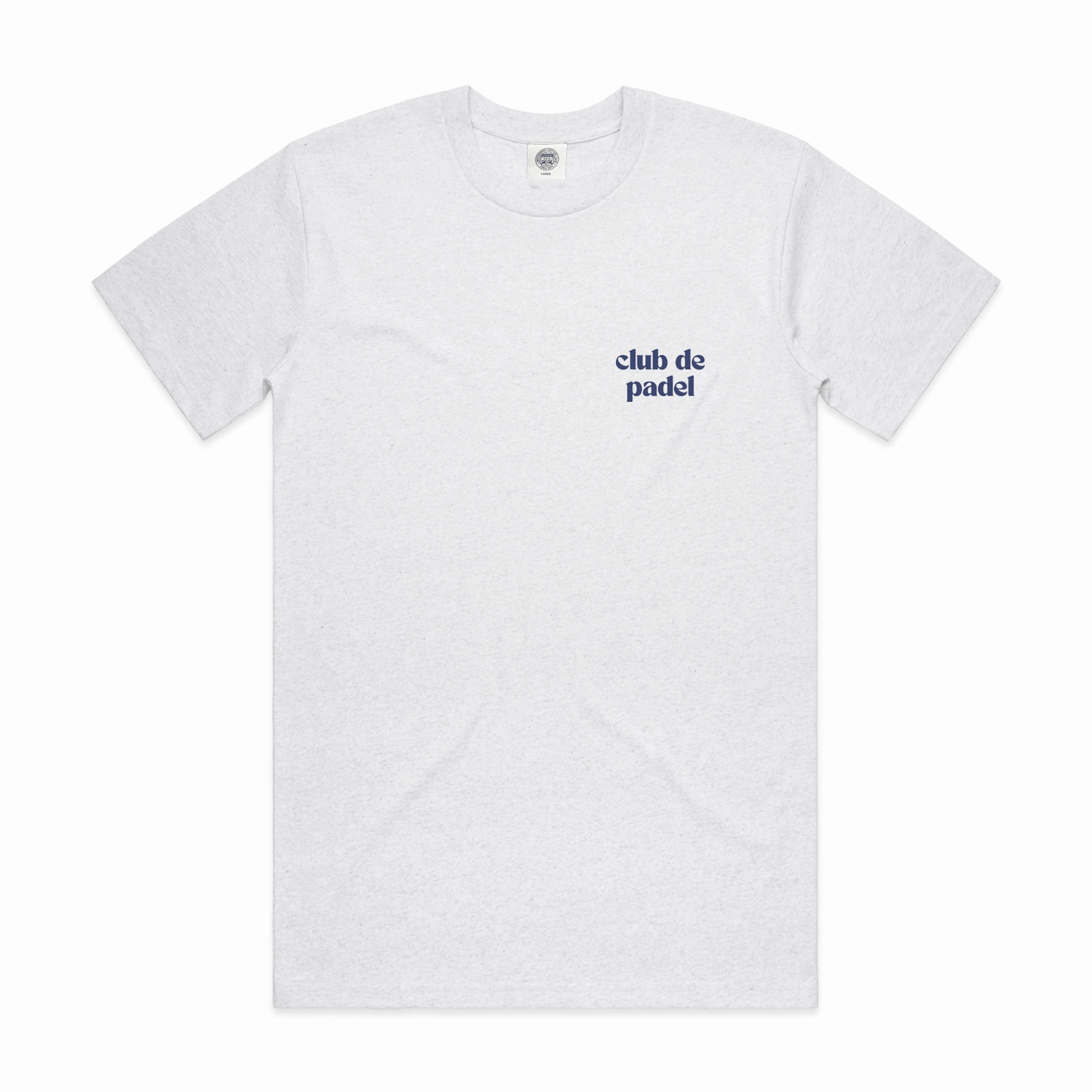 Quick Dry Material Club de Padel Logo Tee - Ash