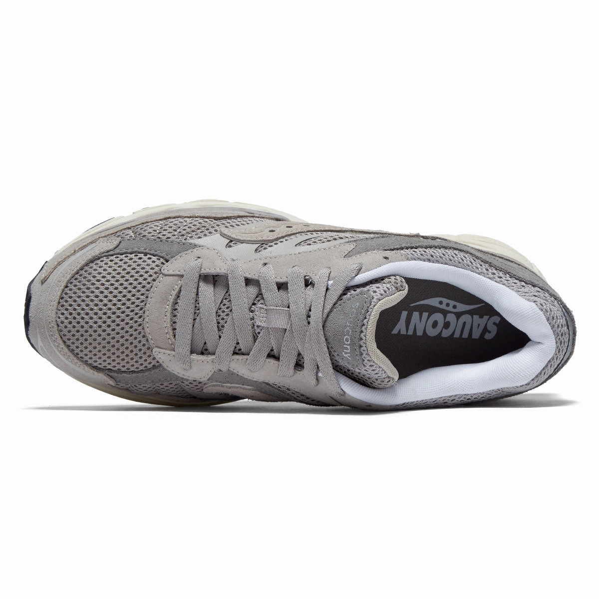 Stitch Down Construction Saucony Progrid Omni 9 Premium Shoes - Grey