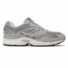 Saucony Progrid Omni 9 Premium Shoes - Grey Boost Step Easy   To   Clean
