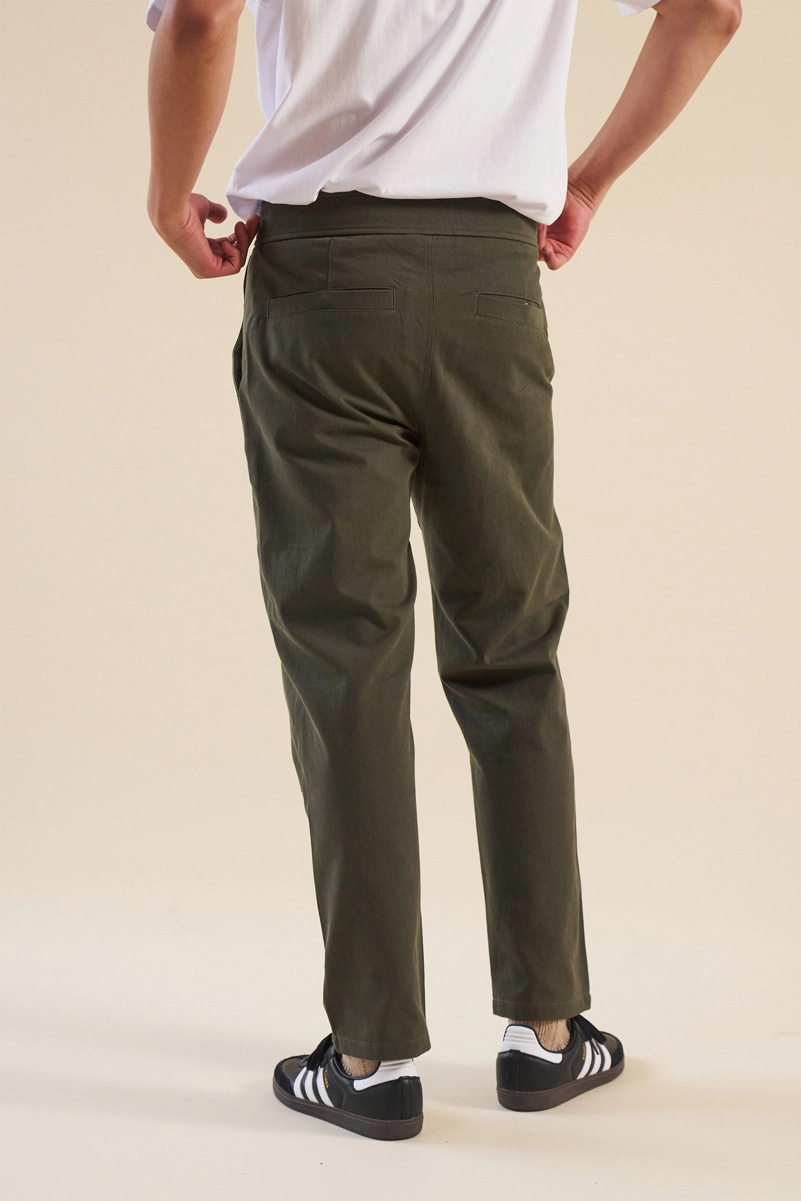 UVProtection Everyday Comfort Fit bound Straight Work Pant - Khaki