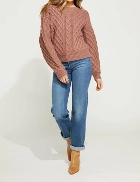 Connelly Sweater In Cafe Chilly Day Layers Eco Friendly Material