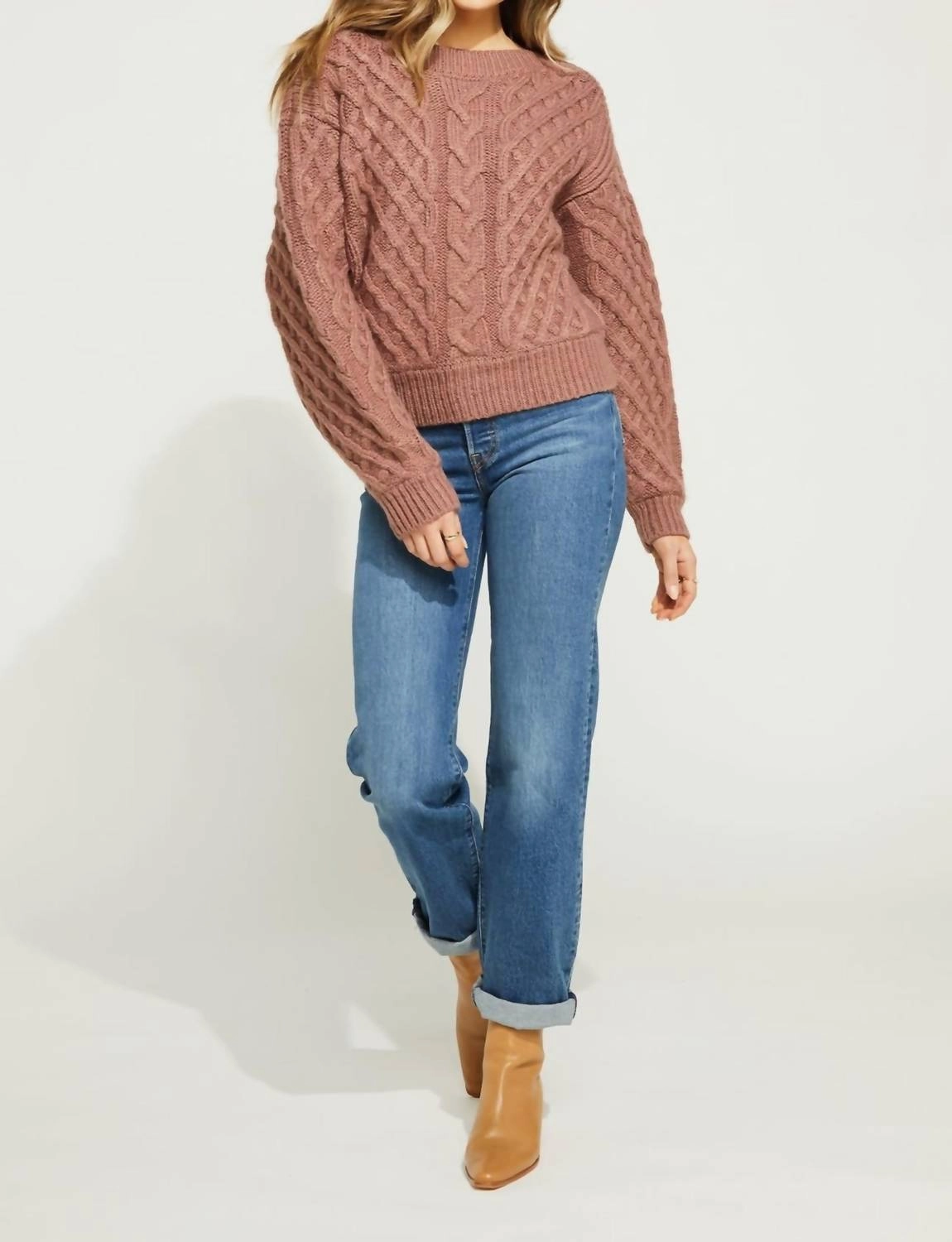 Connelly Sweater In Cafe Chilly Day Layers Eco Friendly Material