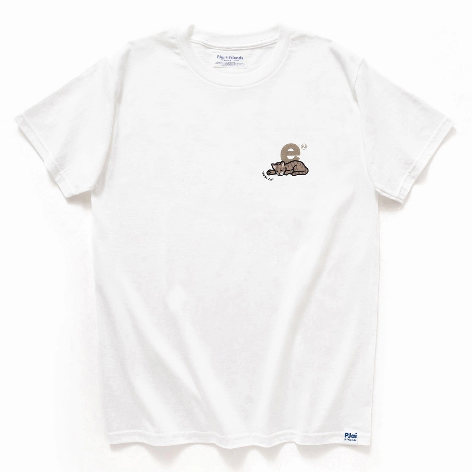 Stylish piece Preppy (EMT117) Make Your Own Tabby Kitten Zzz Graphic Tee