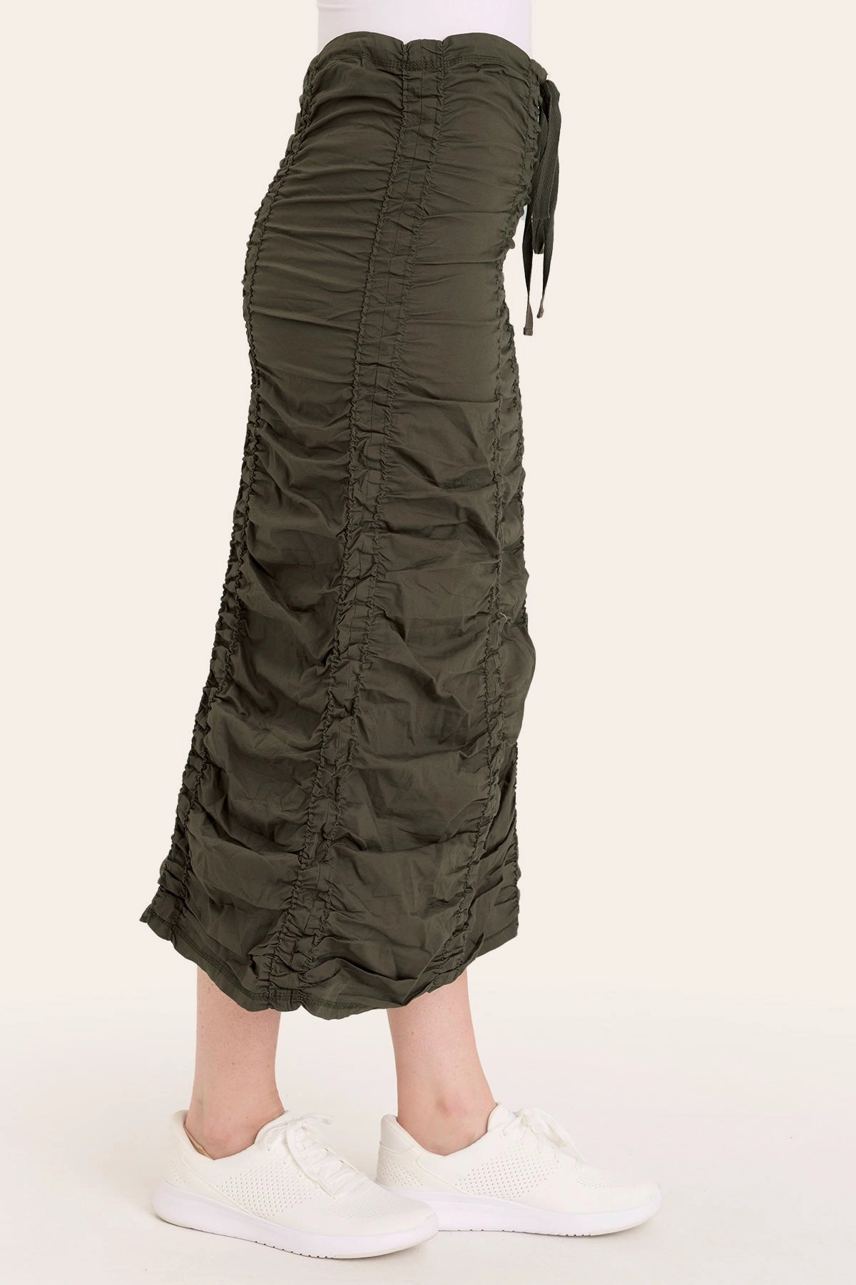Double Shirred Panel Skirt Fashion Tones Mood Outfitboard