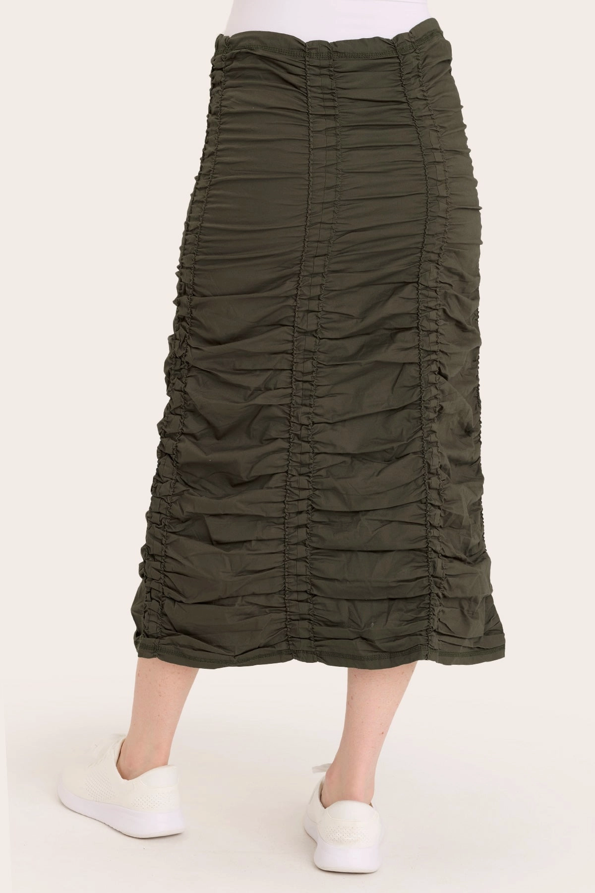 Double Shirred Panel Skirt hypoallergenic material
