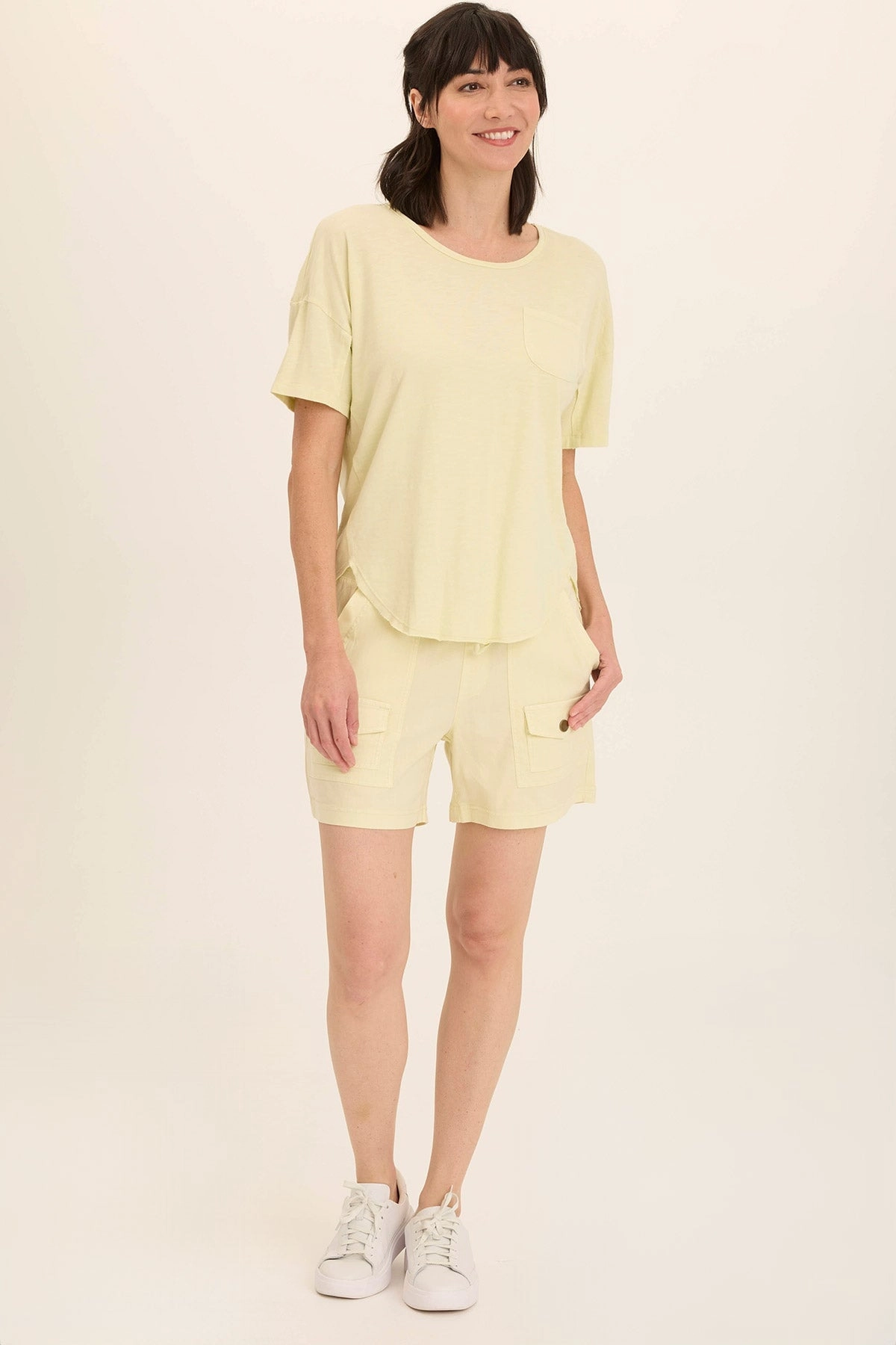 AntiSnagTechnology Vegan Leather Milton Stretch Twill Cargo Short