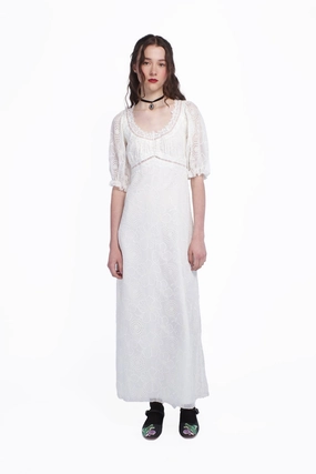 Poppy Embroidered Chiffon Dress Modern Appeal