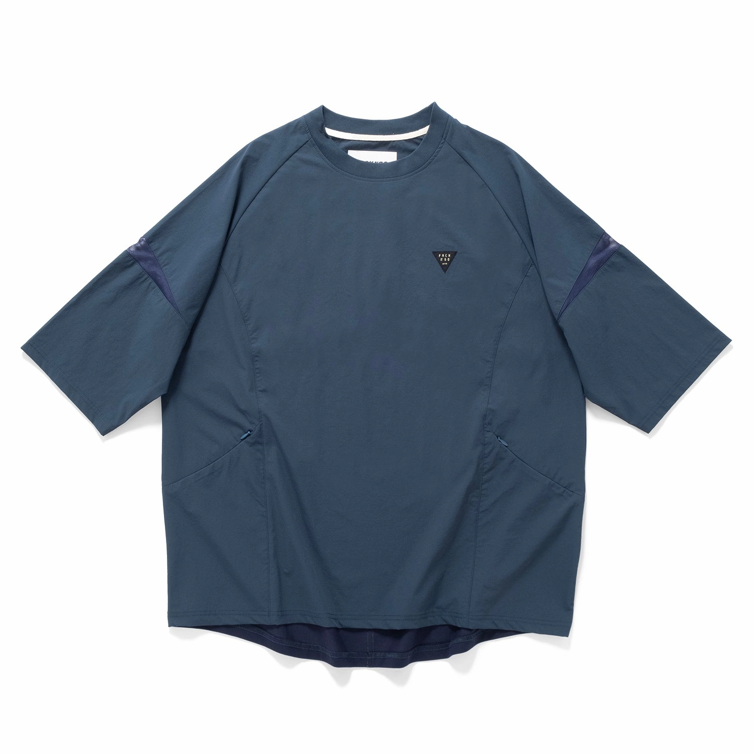 Retro (TP1338) Contrast Cropped Sleeve Cool Touch Tech Tee