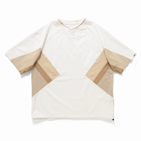 (TP1580) Cool Touch Outdoor Patchwork Tee Airflow Mesh Panels