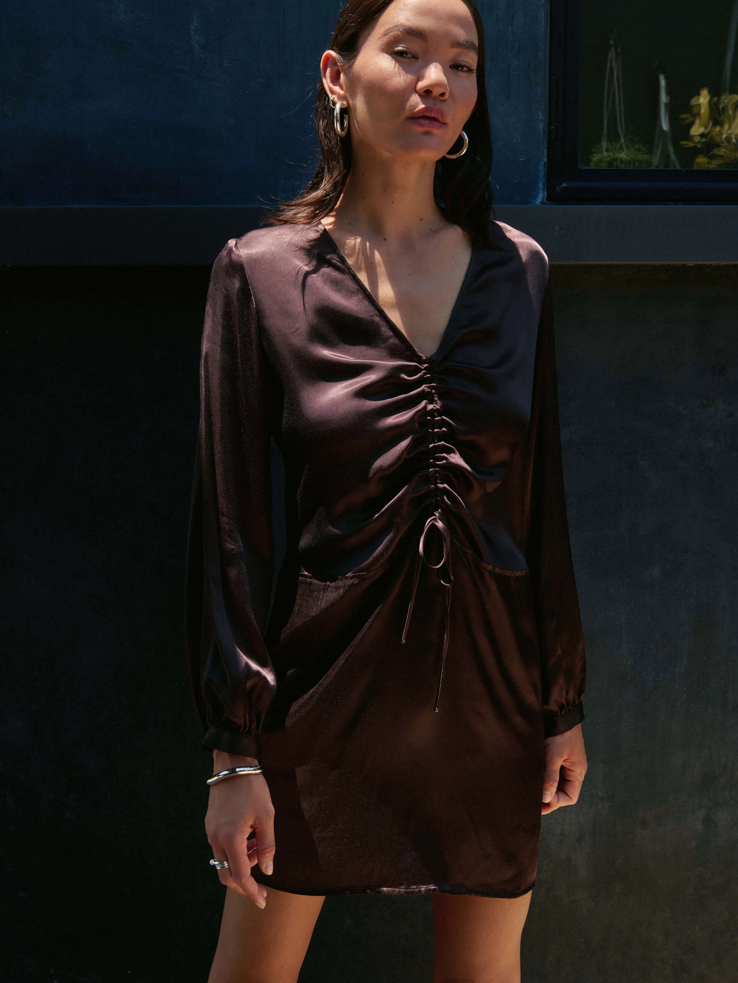Cora Dress Flowing Lines
