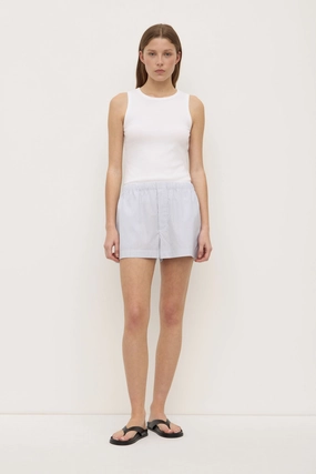 Cora Stripe Short Athletic Design High Rise Waist