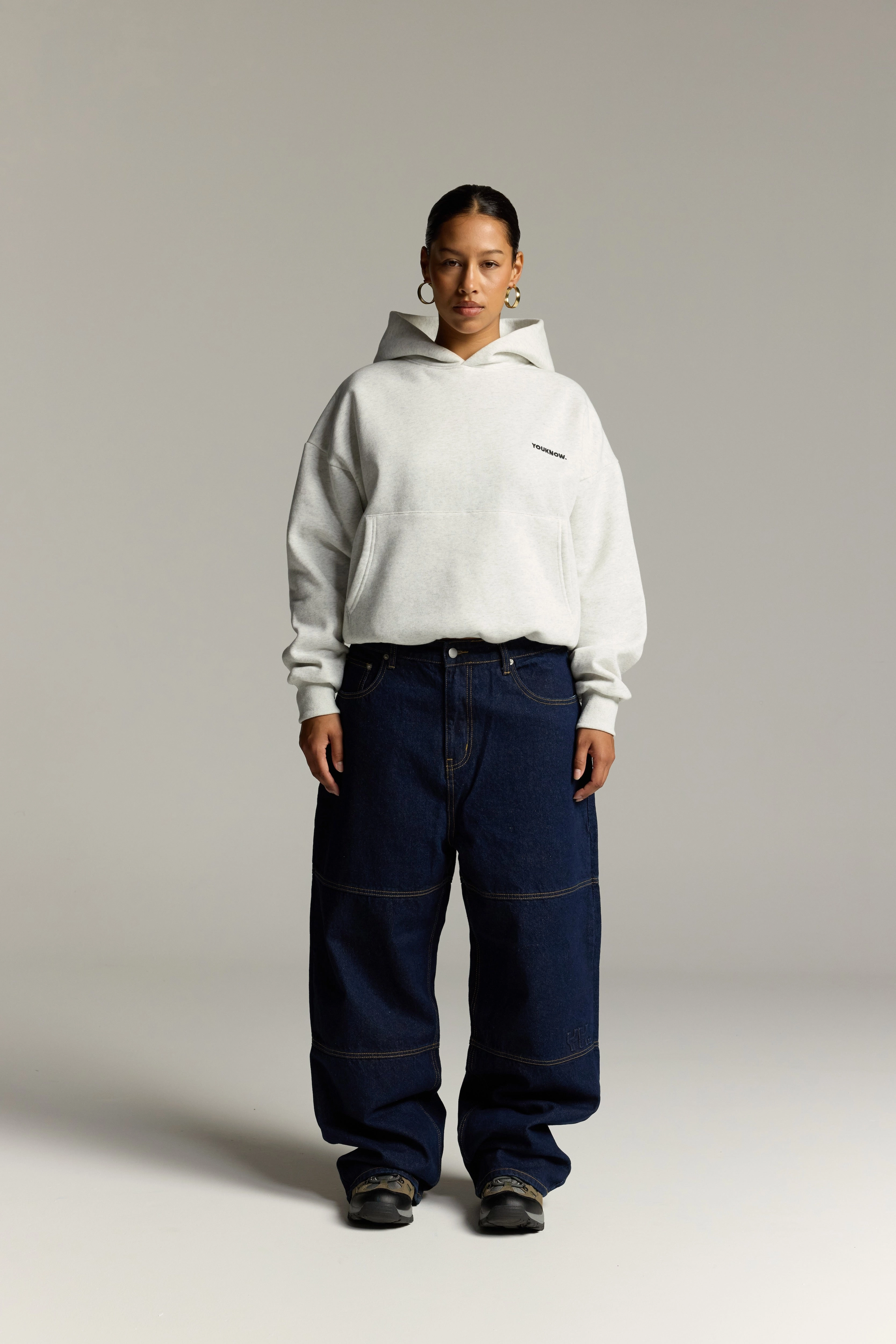 Value Pack Fashionable Core Box Hoodie | White Marle