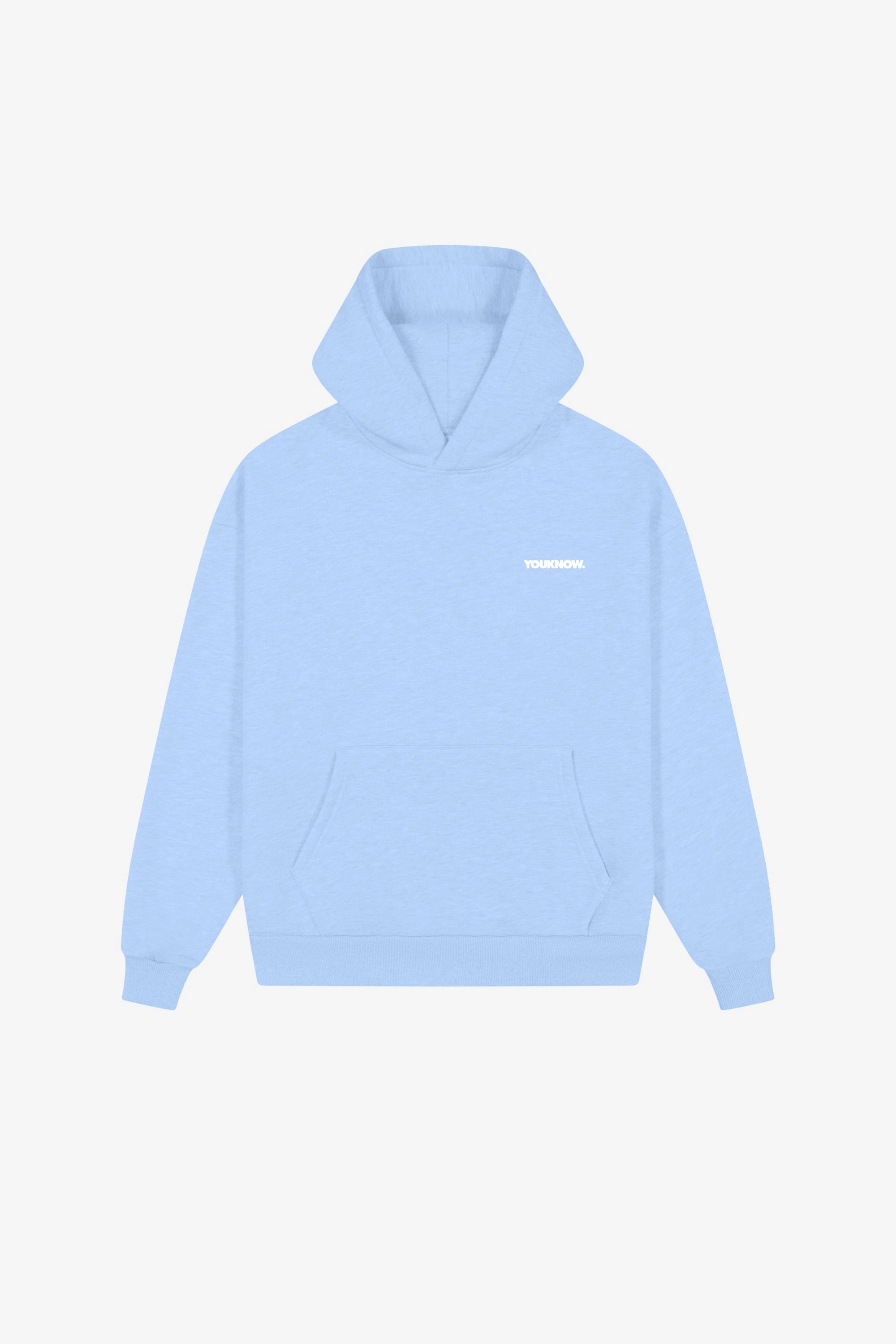 Fashionable Core Standard Hoodie | Baby Blue