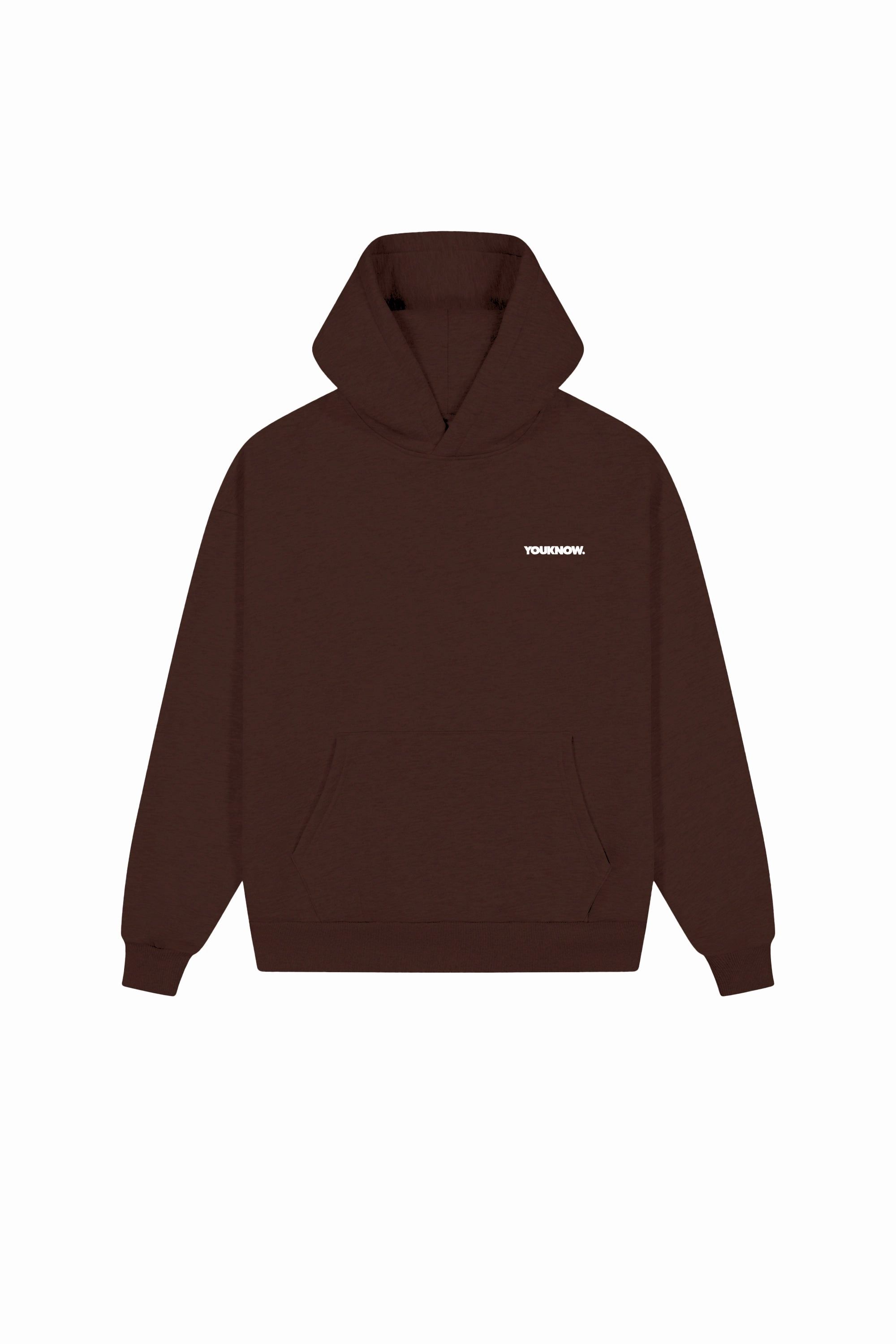 Wild boar like Reinforced Shoulder Panels Core Standard Hoodie | Brown