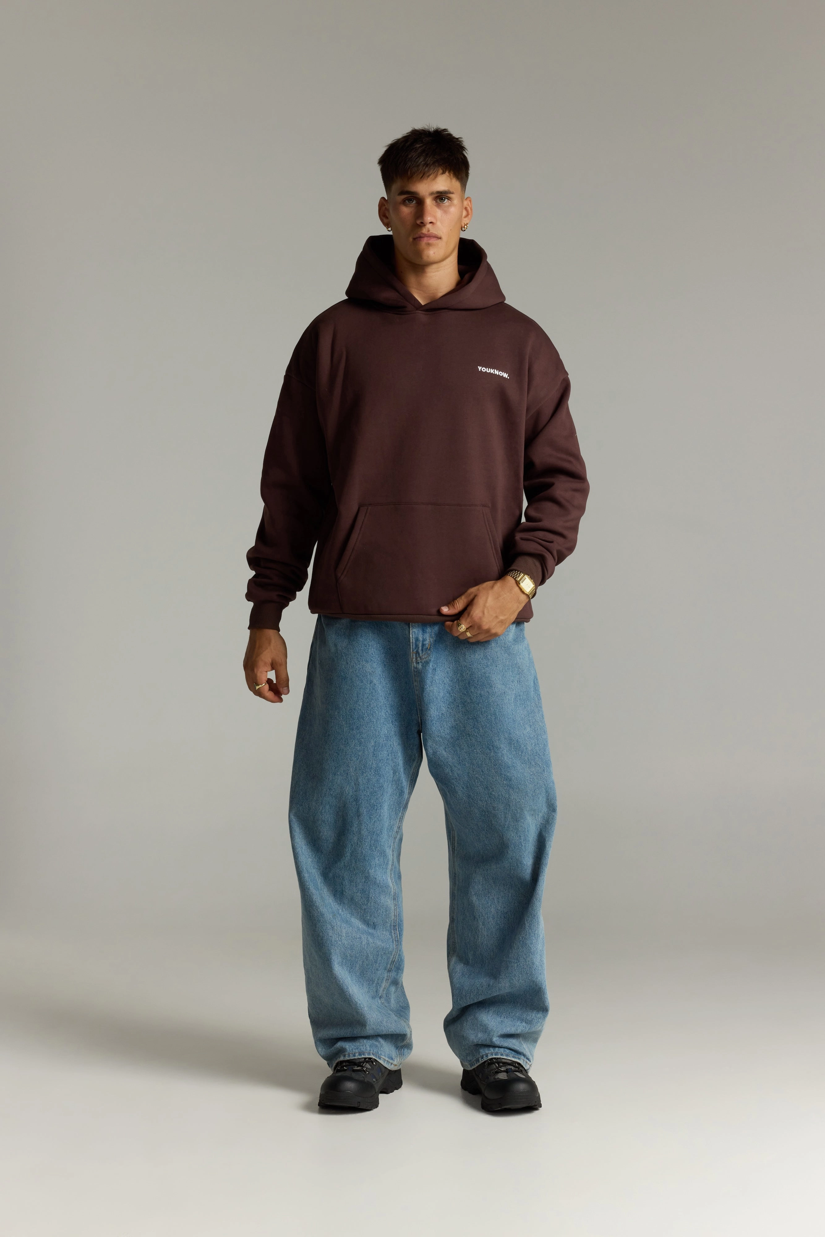 sophisticated appearance Street Light Core Standard Hoodie | Brown
