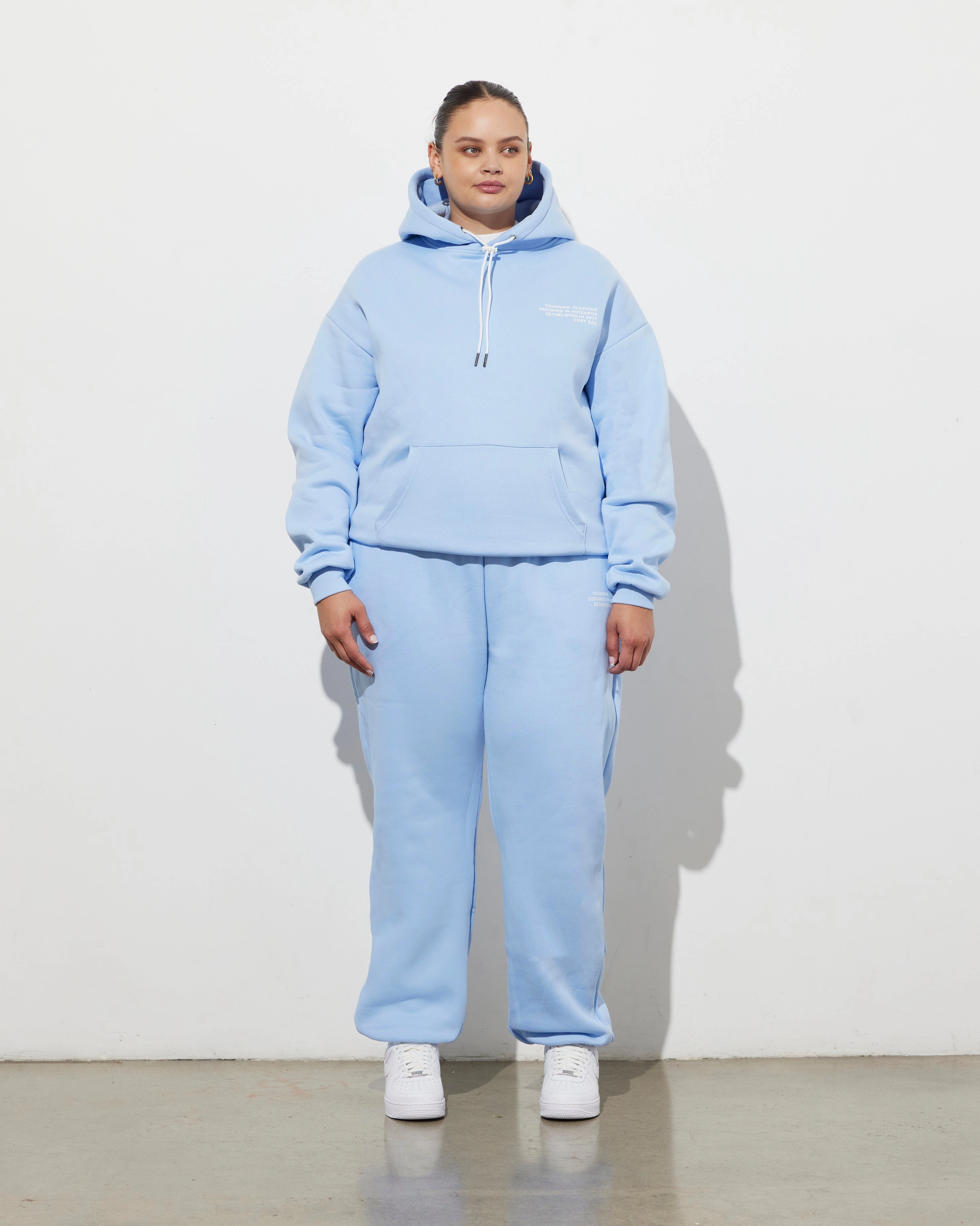Anti Static Treatment UPF Protection Cosyszn Hoodie | Baby Blue
