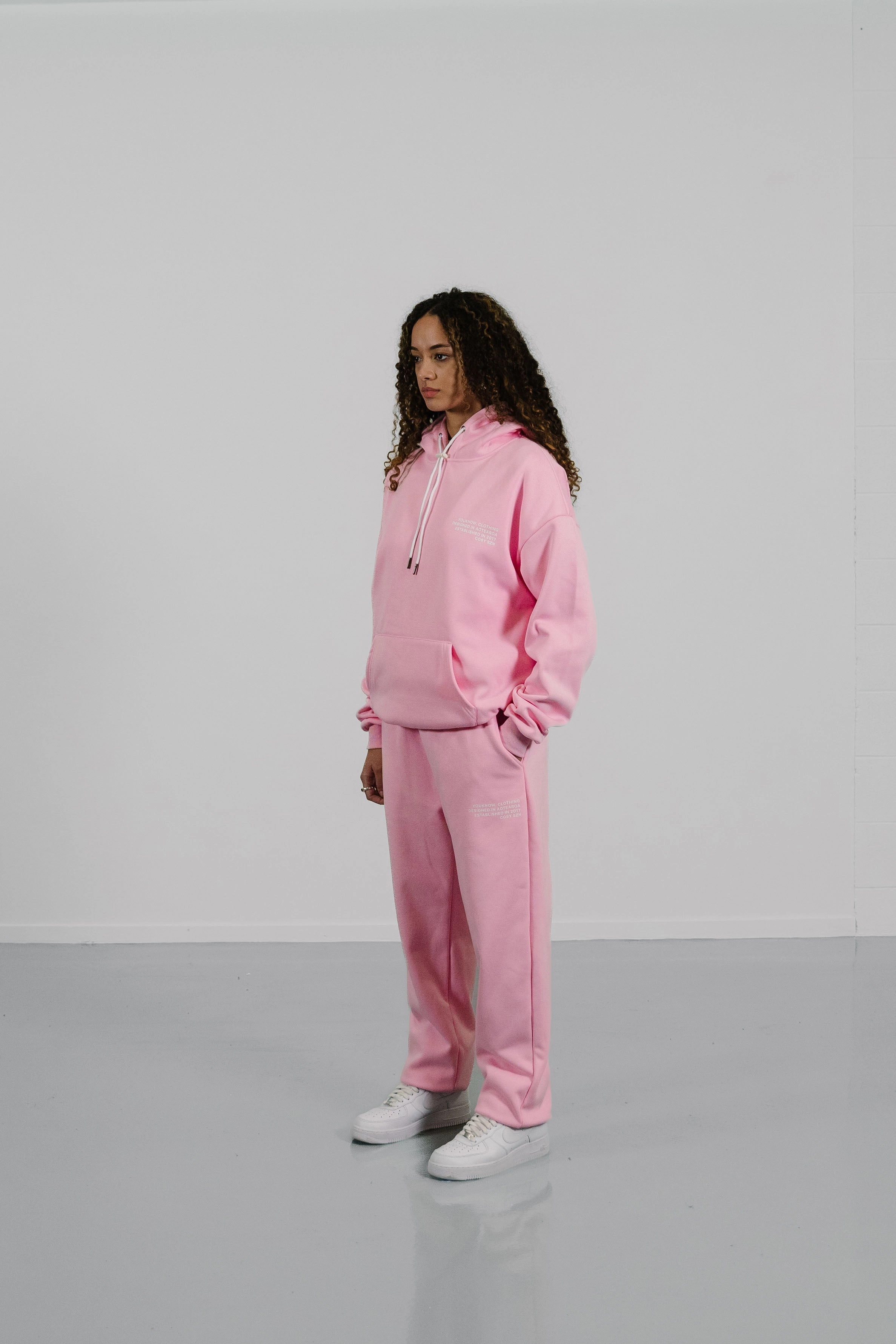 Fleece Lined winter break Cosyszn Hoodie | Baby Pink