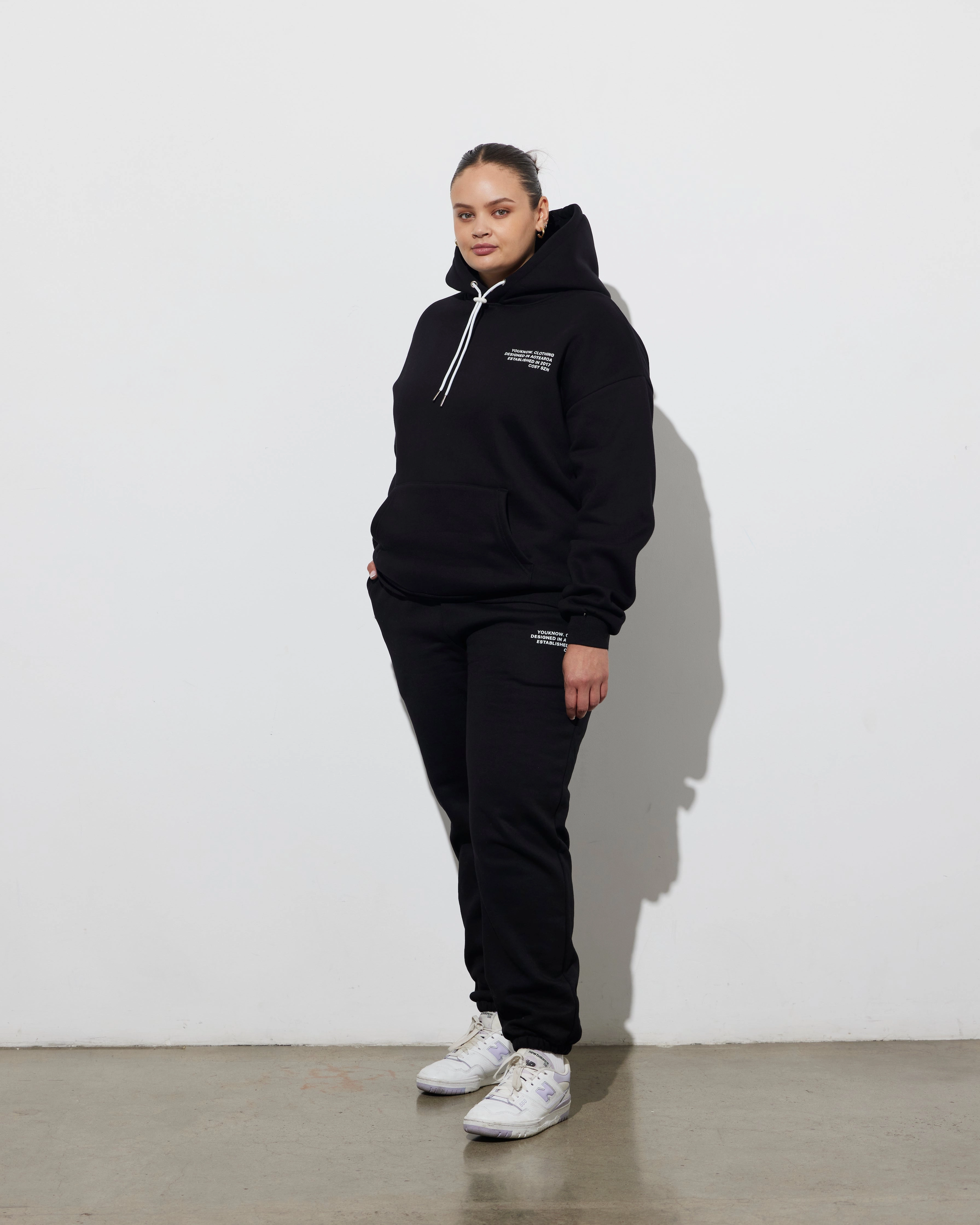 Cosyszn Hoodie | Black Asian style Running Gear