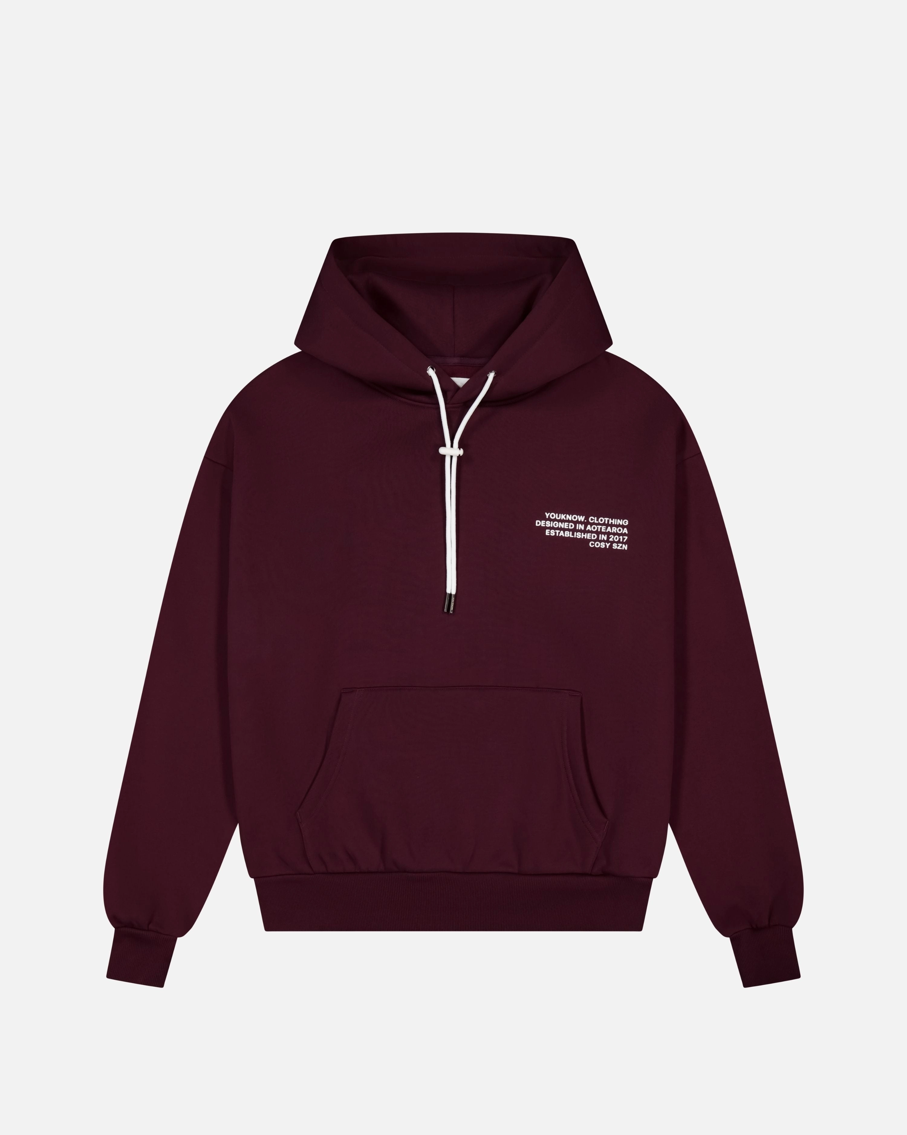 Cosyszn Hoodie | Burgundy Machine washable Kudu like