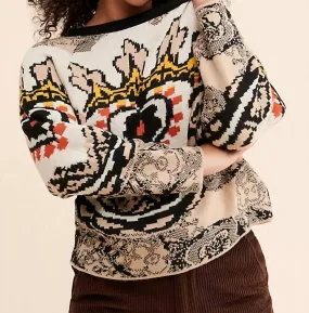 Breathable Knit Wear Aino Sweater In Beige