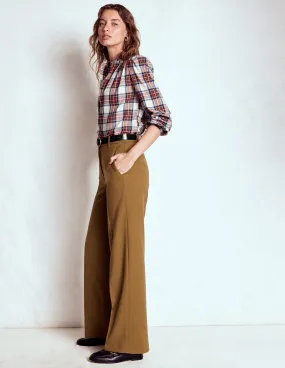 Casual Comfort Wear OdorResistant Belgravia Tailored Trousers-Tobacco